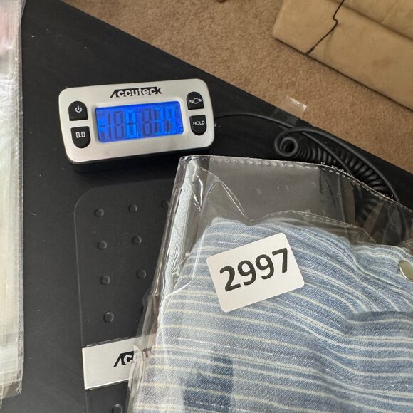 Shyanne Women Button Up Shirt XXL Blue Striped Western Tank Pearl Snap Top - Picture 7 of 7